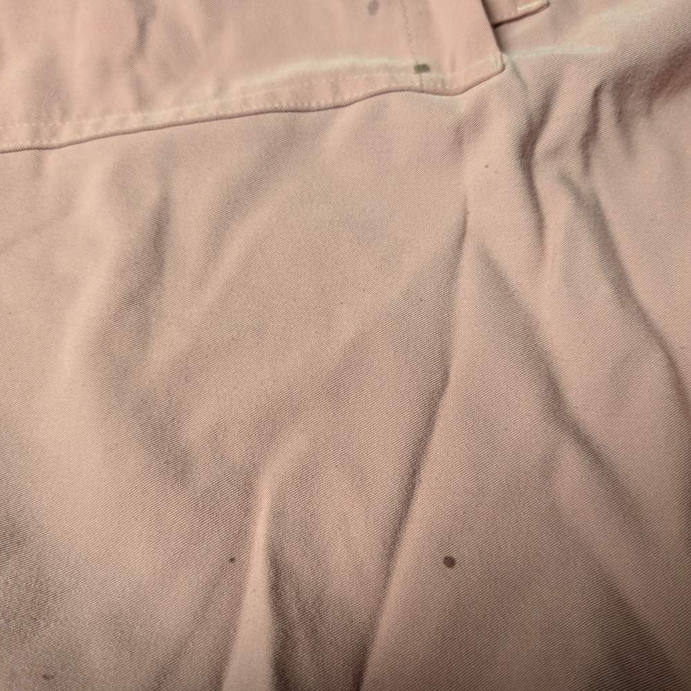 Figs Women's Pink Scrub-Style Pajama Set - V-Neck Top & Drawstring Pants - Picture 3 of 3